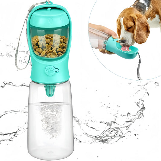 Petflx 2-in-1 Food & Water Bottle