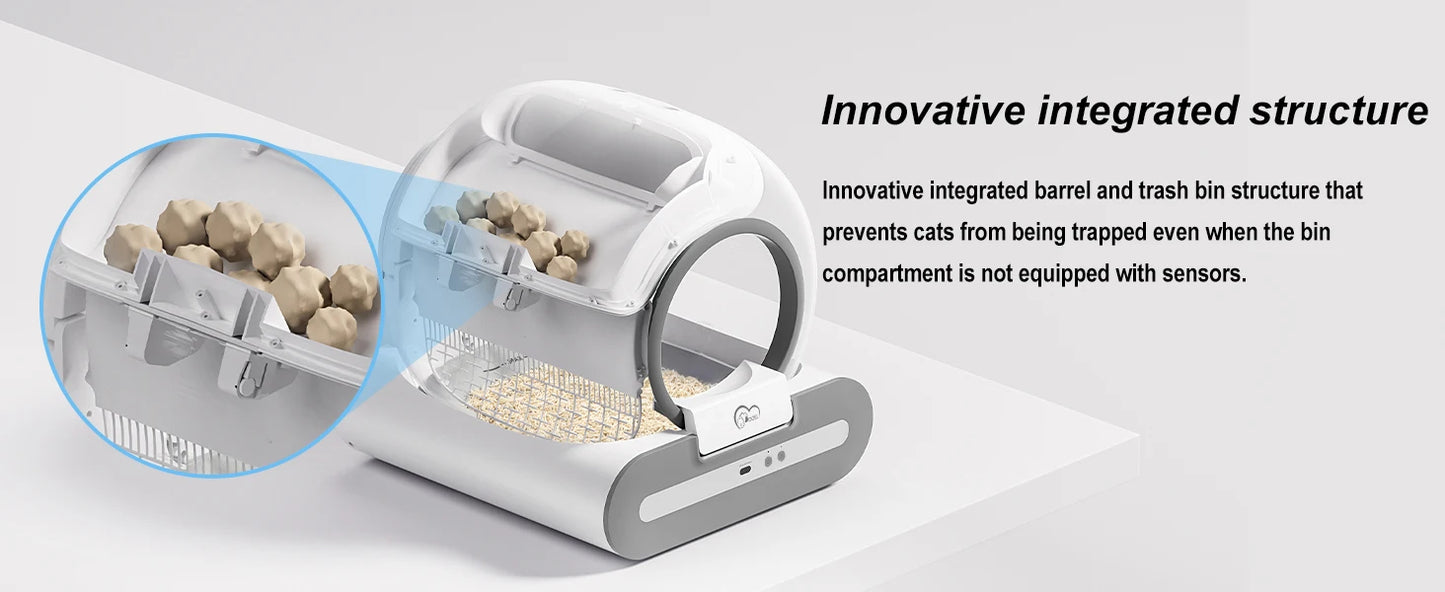 Petflx PureBox – Automatic Self-Cleaning Cat Litter Box with App Control