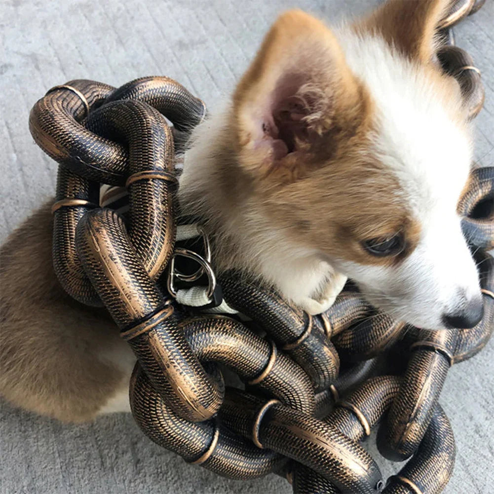 PetFlx HeavyChain Dog Leash