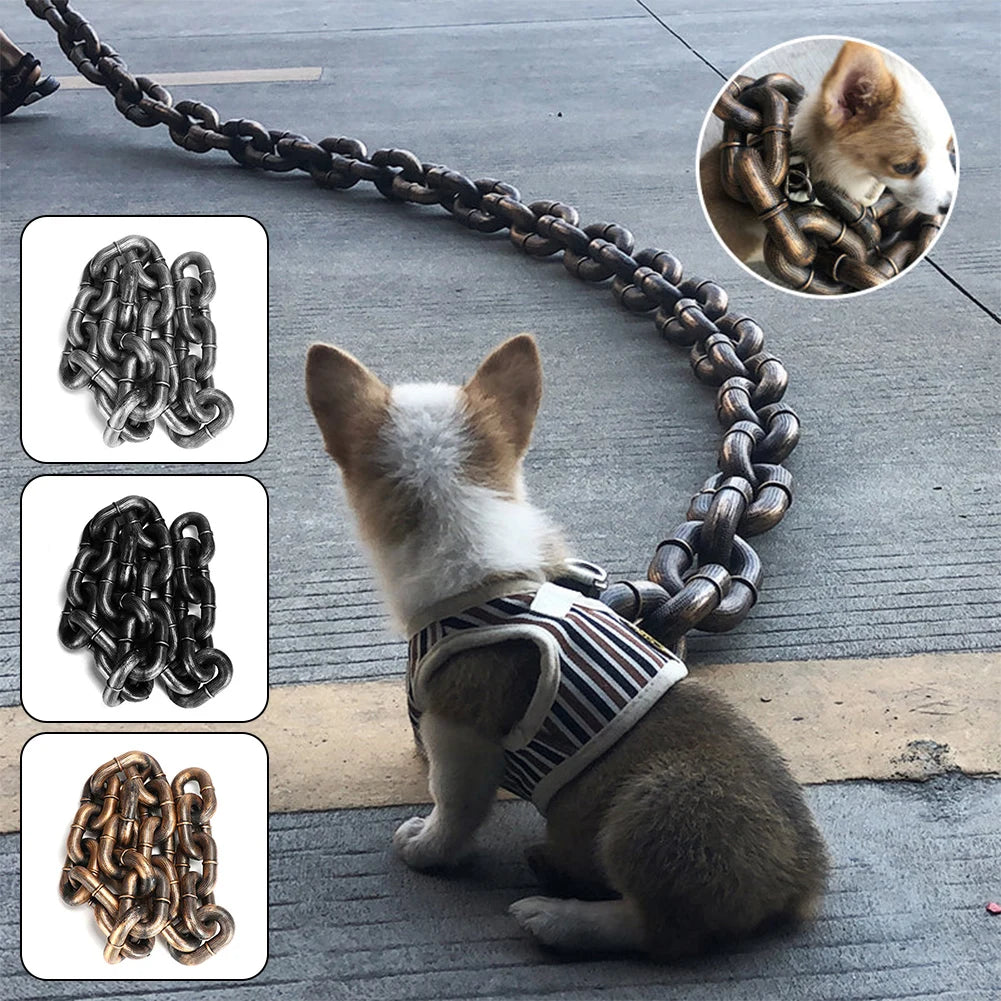 PetFlx HeavyChain Dog Leash
