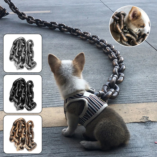 PetFlx HeavyChain Dog Leash