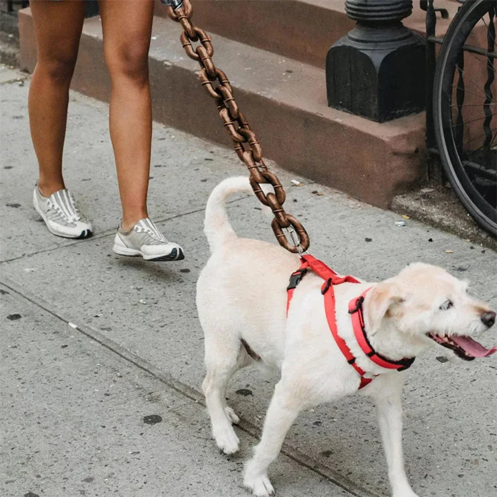 PetFlx HeavyChain Dog Leash