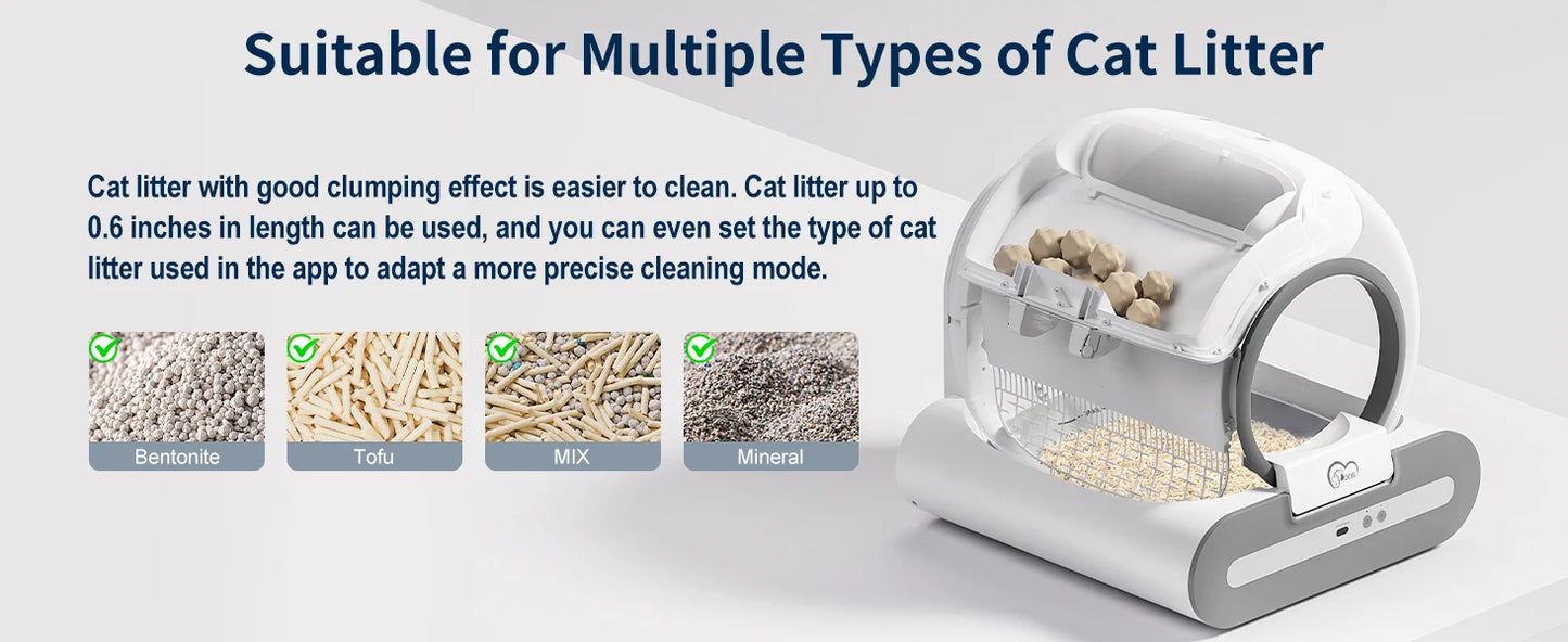 Petflx PureBox – Automatic Self-Cleaning Cat Litter Box with App Control