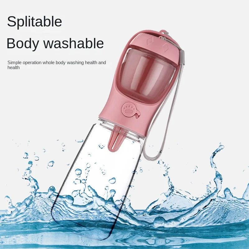 Petflx 2-in-1 Food & Water Bottle
